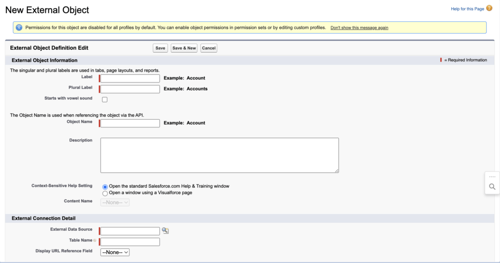 What are External Objects in Salesforce? » PantherSchools